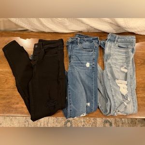 American Eagle Super Hi-Rise Jeggings Size 6 Long